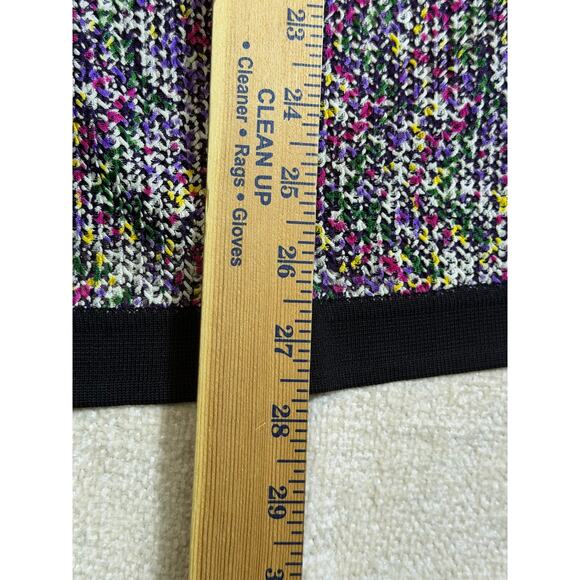 Exclusively Misook Women’s L Multicolor Long Sleeve Button Front Sweater Luxury - Picture 5 of 8